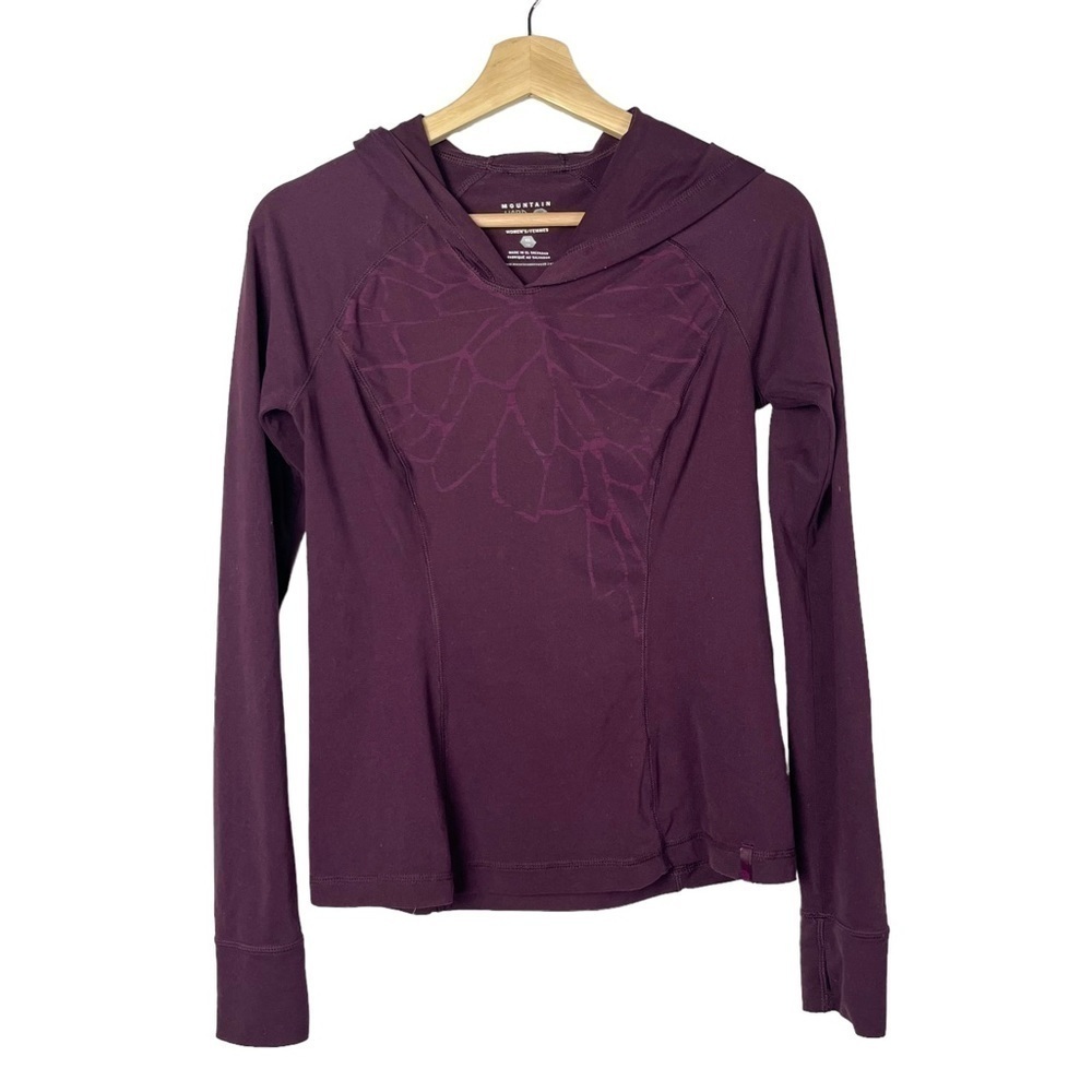 Mountain Hardware Purple Lightweight Long Sleeve Hoodie XS